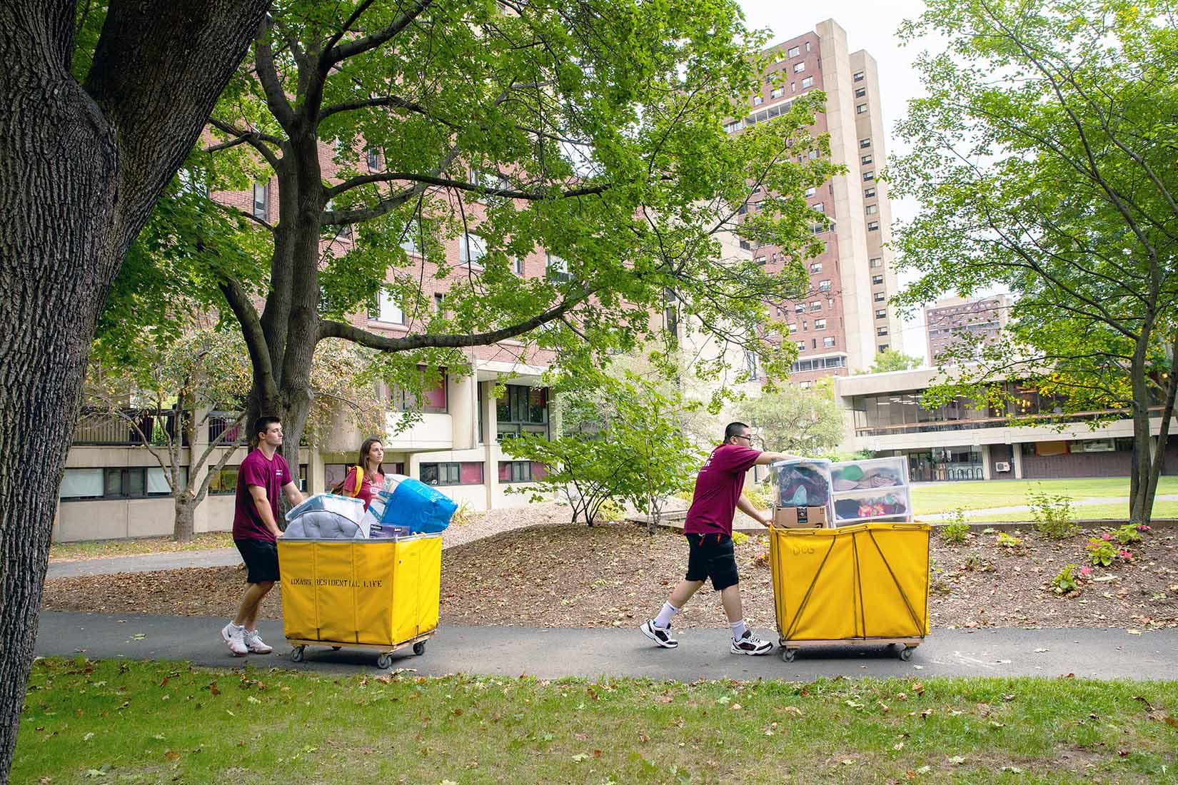 Full Complement of Students Returning to Campus UMass Amherst